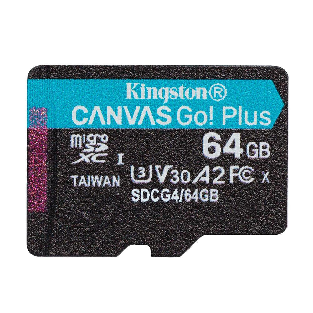 Карта пам'яті microSDXC (UHS-1 U3) Kingston Canvas Go! Plus 64Gb class 10 A2 V30 (R200MB/s) Киев - изображение 1