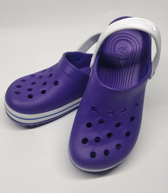 Жіночі фіолетові крокси Одеса - фото 4
