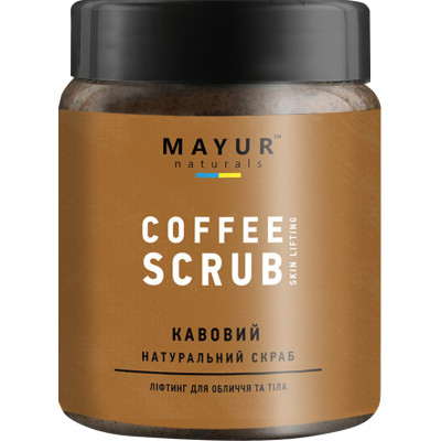 Скраб для лица Mayur кофейный 250 мл (4820230952216) Винница - изображение 1