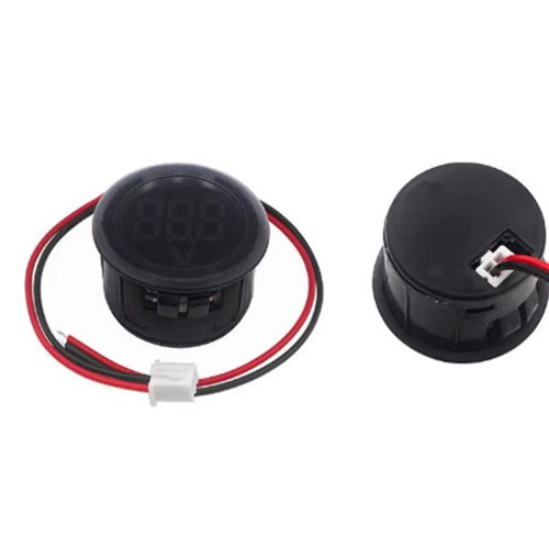 Цифровой автомобильный вольтметр с красным дисплеем Киев - изображение 5