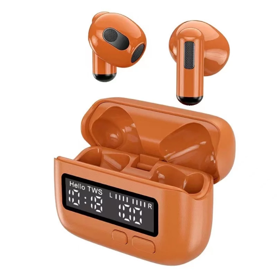 Беспроводные Bluetooth наушники BPG Retro Back Clip Portable TWS 1990 (Оранжевый) Винница