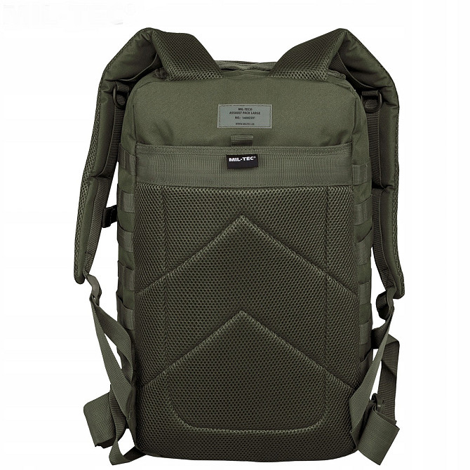 Тактичний Рюкзак 36 літрів із системою Molle 25 мм Mil-Tec від Sturm "Assault Large" (14002201) Oliv Нововолинськ - фото 8