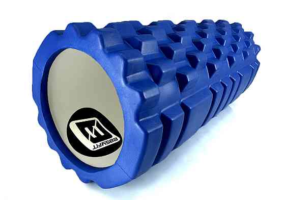 EasyFit Масажний ролик EasyFit Grid Roller 33 см v.1.1 Синій Коломия