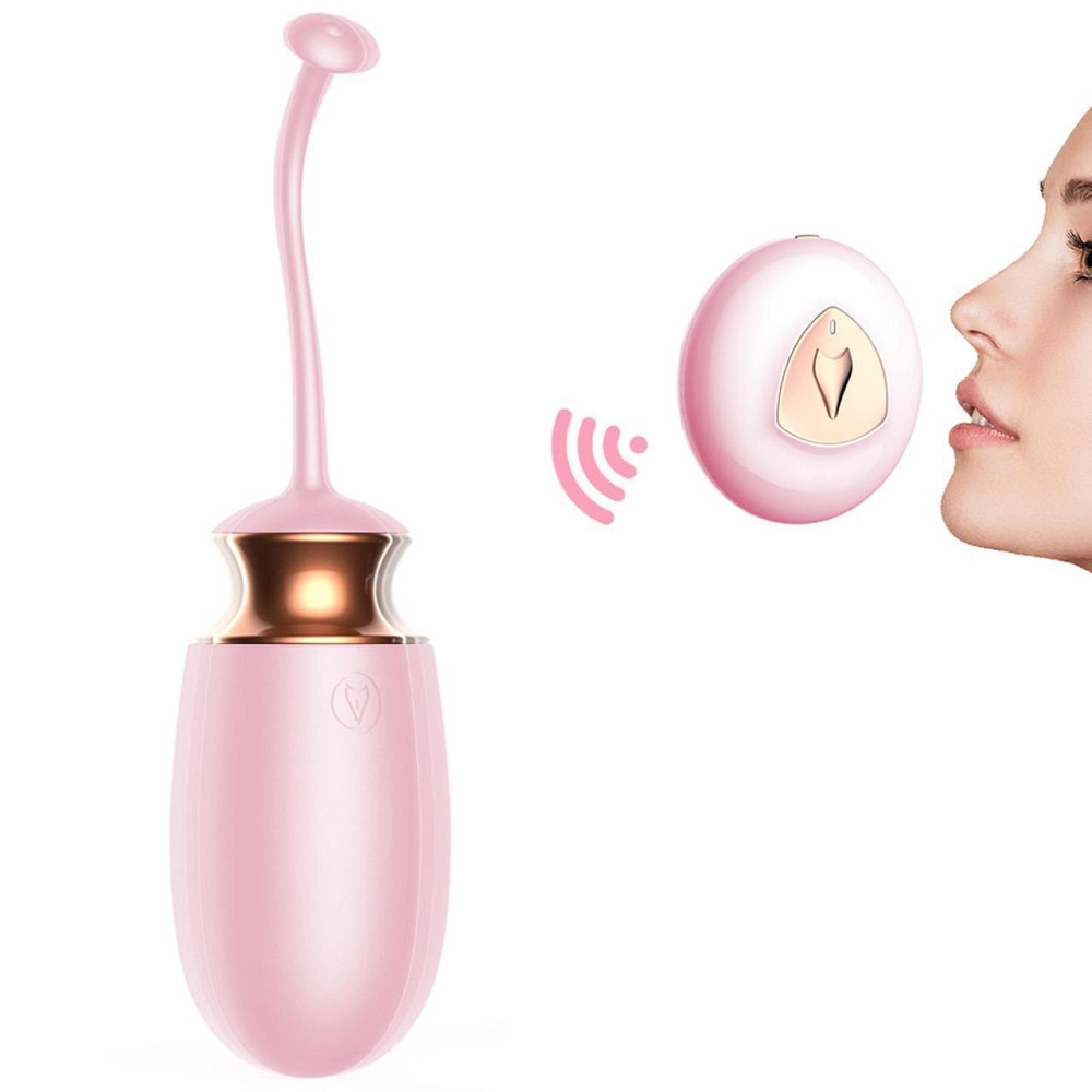 Виброяйцо - Vibrating Silicone Love Egg Pink, USB, 10 Function, Heating, Voice Control Sex Aura Киев - изображение 3