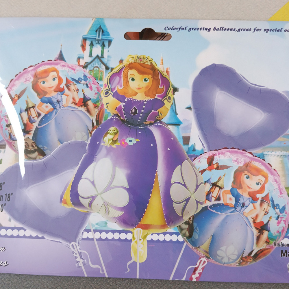 Набір повітряних кульок принцеса Софія (5 предметів) Київ - фото 2