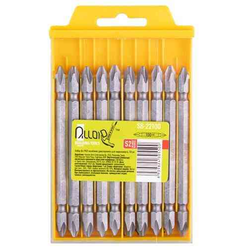 Alloid. Набір біт магнітних двосторонніх для шуруповерта PH2 100мм, S2 (10шт) Одеса