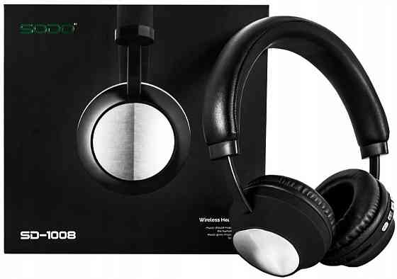 Беспроводные \ Проводные Bluetooth Наушники со встроенным микрофоном SODO (SD-1008) Black Нововолынск