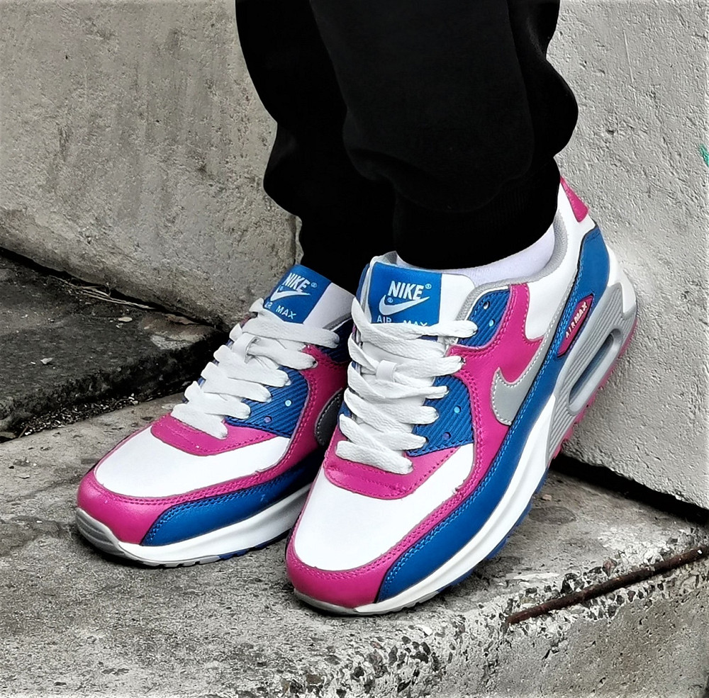 Кроссовки Nike 90 Женские Разноцветные с Амортизацией Цветные Найк (размеры: 37,38,39,40,41) Видео Обзор Днепр - изображение 1