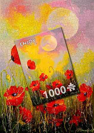 Пазл Маки в місячному світлі - Poppies in the Moonlight (Enjoy-1823) Киев