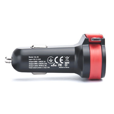 Зарядний пристрій REAL-EL CA-35 black (EL123160012) Вінниця - фото 5