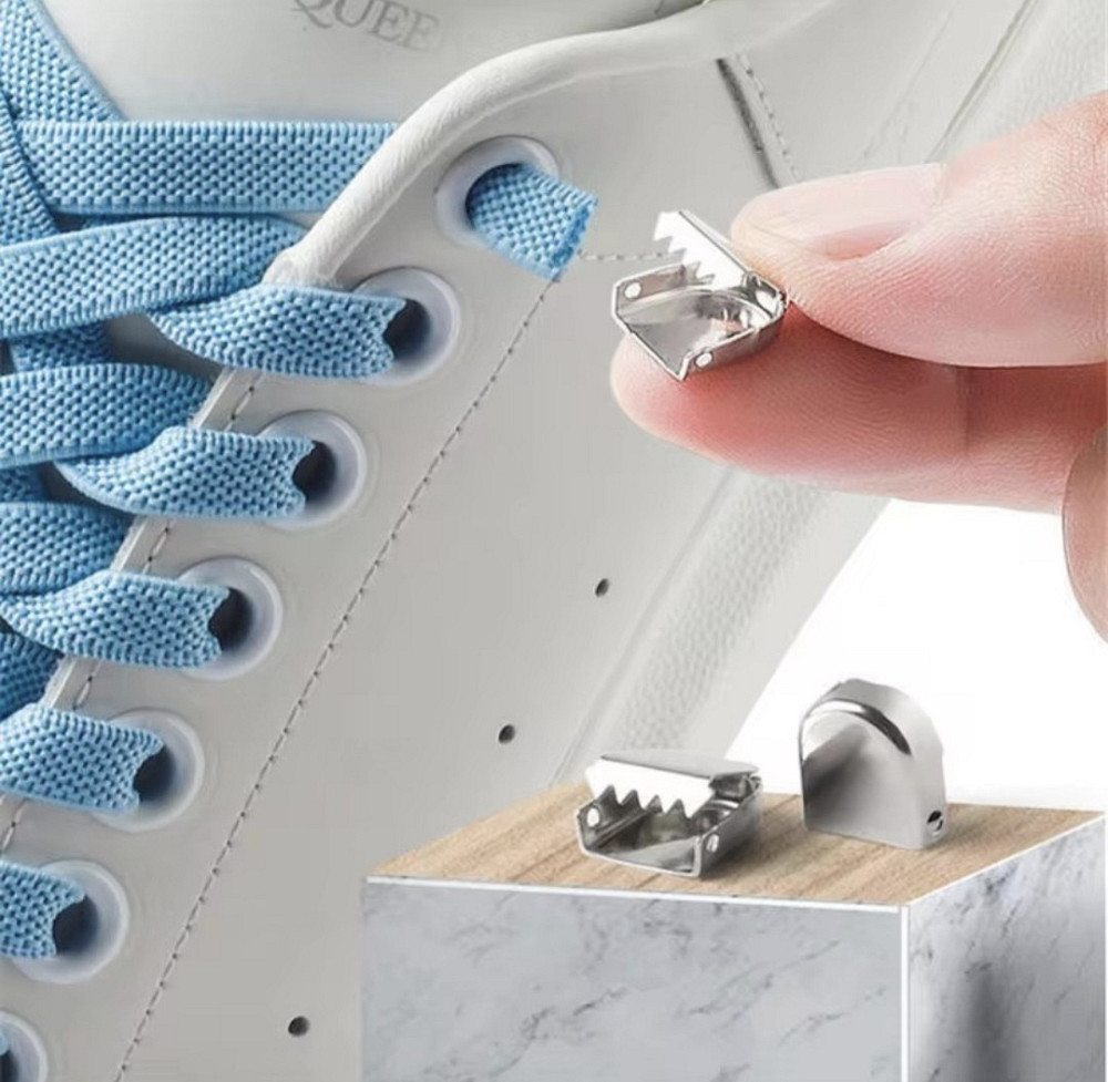 Эластичные шнурки без завязок с металлическими фиксаторами 8 мм Смела - изображение 10