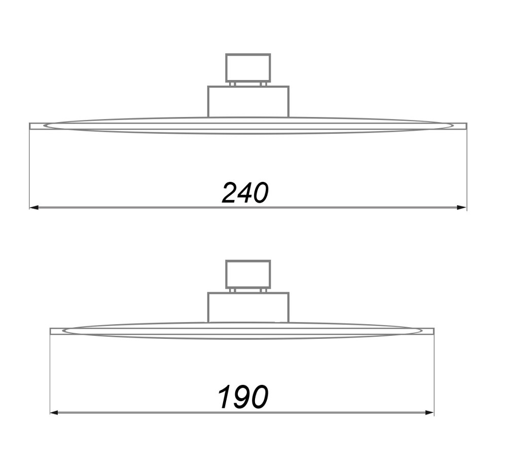 Душова лійка TOPAZ SARDINIA TP-240 Київ - фото 3