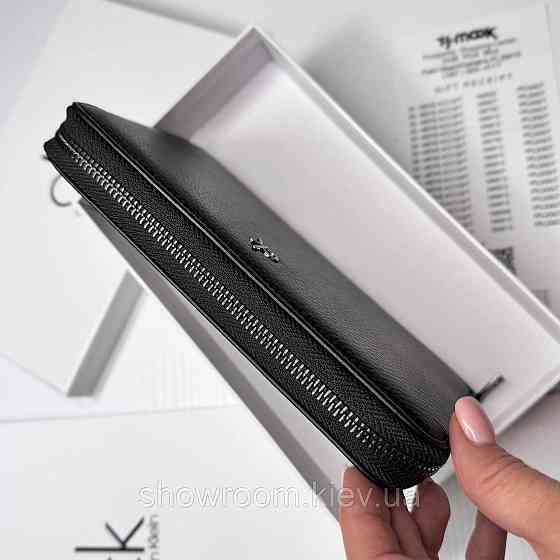 Мужской кожаный кошелек клатч на молнии Ск (6613) Киев
