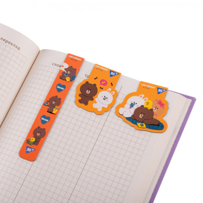 Закладки для книг Yes магнитные Line Friends 3 шт (708357) Винница - изображение 3
