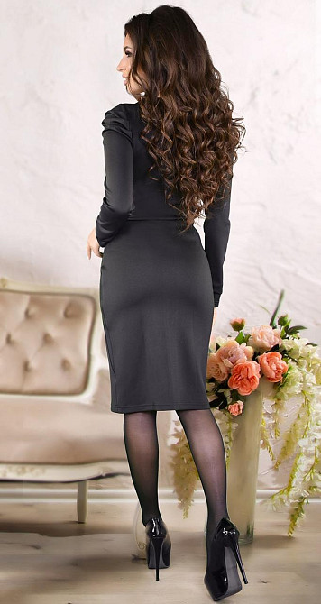 Нарядное черное платье (42) Киев - изображение 3