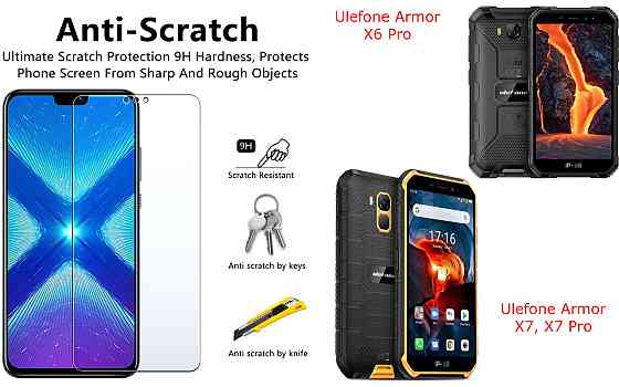 Защитное стекло NeoGlass для Ulefone Armor X6 Pro, X7, X7 Pro – ультрапрозрачное и устойчивое Киев