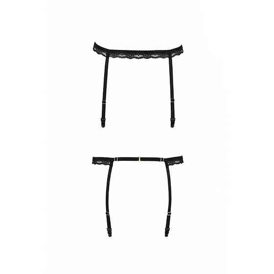 Пояс-стрепы для чулок Passion Exclusive SHELLY GARTER BELT S/M, black Sex Aura Киев
