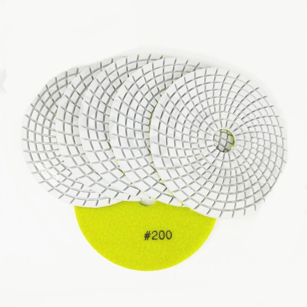 Круг алмазний шліфувальний на липучці 125мм, зерно 80 (черепашка) Харків - фото 2