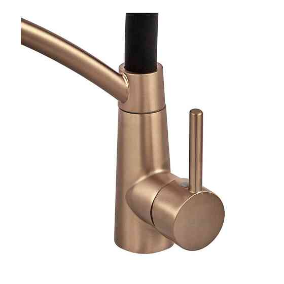 Змішувач для кухні Mixxus Premium Rossi 017 Brushed Gold Refl.Black (Колір матове золото+сил.вилив чорний) (MP6723) ( 28148 ) Харків
