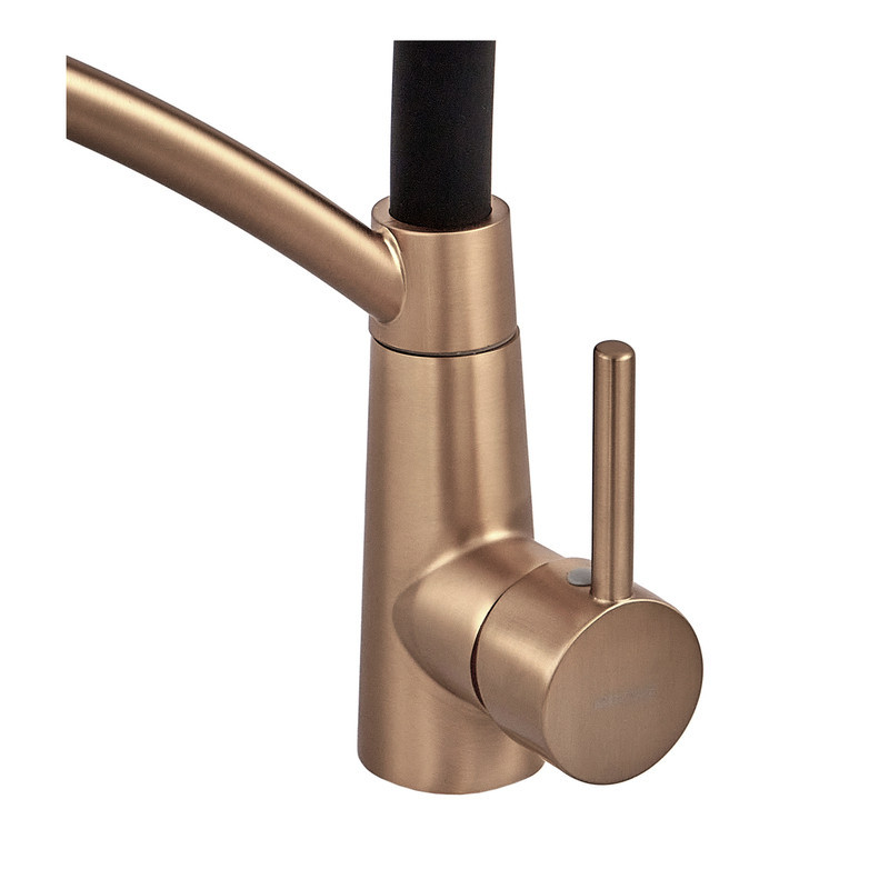 Змішувач для кухні Mixxus Premium Rossi 017 Brushed Gold Refl.Black (Колір матове золото+сил.вилив чорний) (MP6723) ( 28148 ) Харків - фото 4