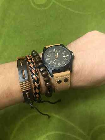 Часы мужские SOKI Brown + браслеты Киев