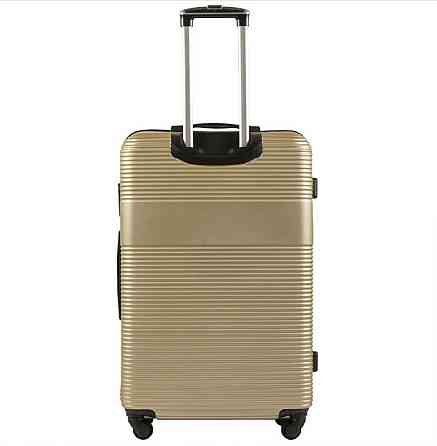 Валіза пластикова WINGS 5398 велика 75 см шампань Київ