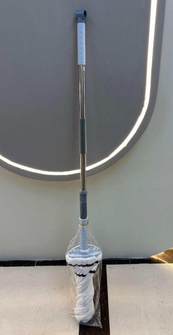 Household Швабра з круглою насадкою для вологого прибирання підлоги, плитки, ламінату, лінолеум Коломыя - изображение 1