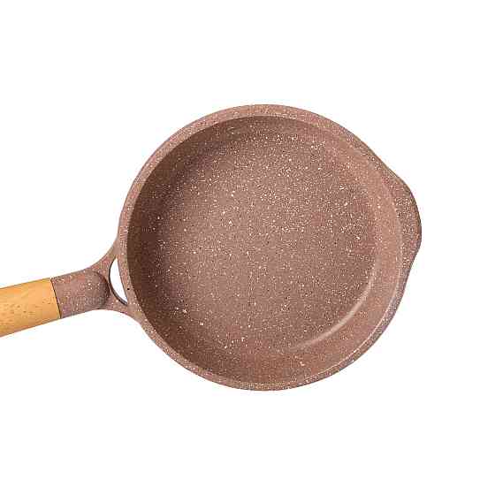 Мраморная алюминиевая сковорода с антипригарным покрытием 1 литр Ø 20 см кофейная MGC HP-4-421CO Киев