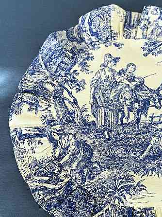 Ecotton Серветка сервірувальна з рюшами Ecotton Italiano Blue 43х43 водовідштовхуюча Коломия