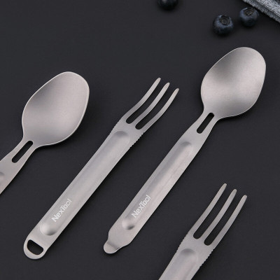 Ложка-вилка туристическая NexTool Outdoor Spoon Fork (NE0124) Винница - изображение 10