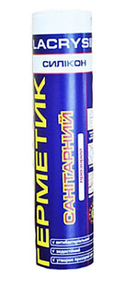 Герметик силіконовий санітарний 280мл прозорий Лакрисіл Житомир