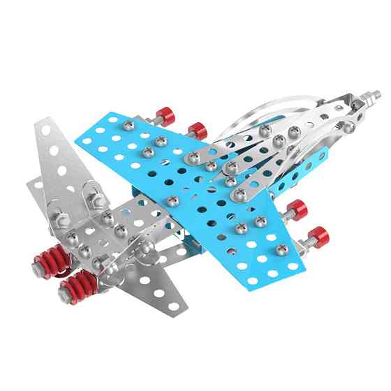 Дитячий металевий конструктор "Винищувач" 4937TXK 176 деталей Вінниця