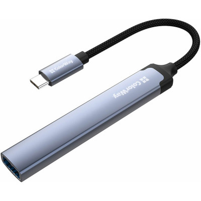 Концентратор ColorWay USB-C 4-in-1 USB-C2.0х3/USB3.0 (CW-HUB07) Вінниця - фото 10
