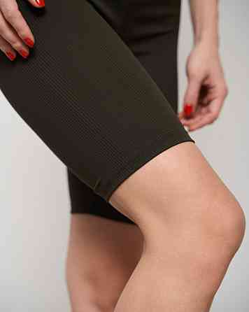 Велосипедки женские в рубчик Nicoletta 10075 XXL, Хаки Киев