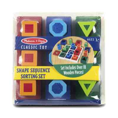 Развивающая игрушка Melissa&Doug Деревянный сортер Формы (MD10582) Винница