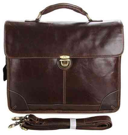 Сумка чоловіча для ноутбука Коричнева (Vintage) Київ