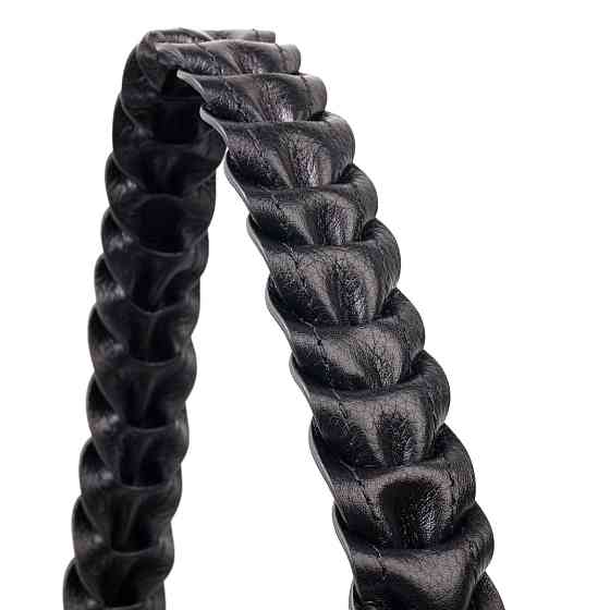 Качественная женская сумка багет KARYA 20838 кожаная Черный Киев