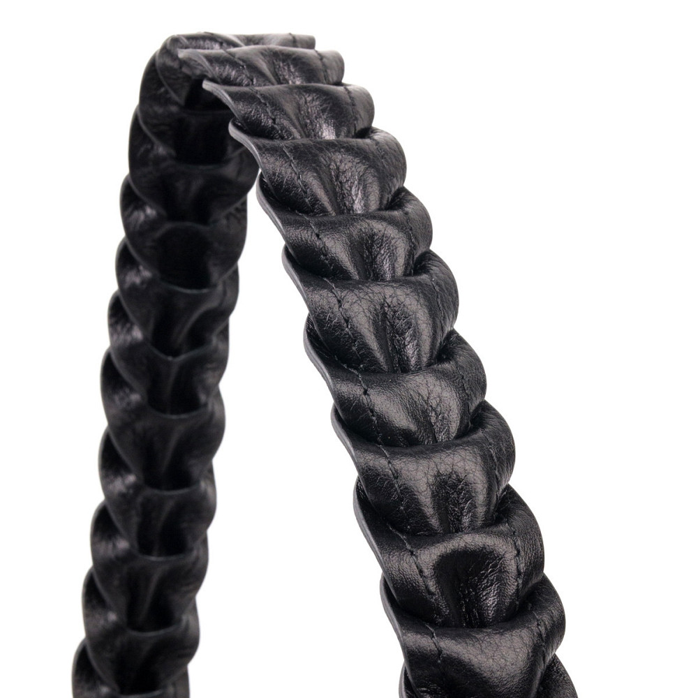 Качественная женская сумка багет KARYA 20838 кожаная Черный Киев - изображение 5