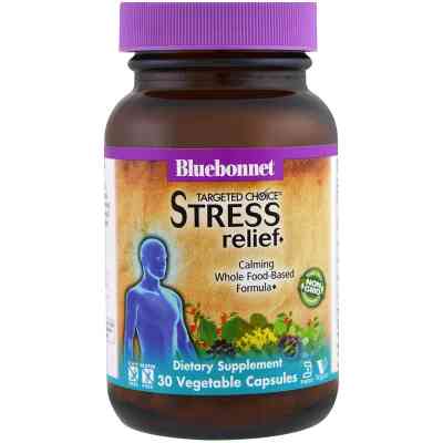 Трави Bluebonnet Nutrition Комплекс для Зняття Стресу, Targeted Choice Stress Relief, 3 (BLB2012) Вінниця