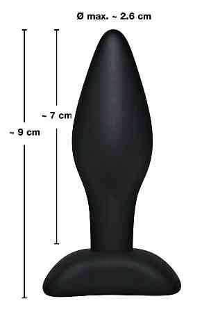 Анальна пробка - Black Velvets Butt Plug Small Sex Aura Київ