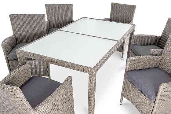 Садові меблі Di Volio VERONA 6+1 Сірий/сірий Киев