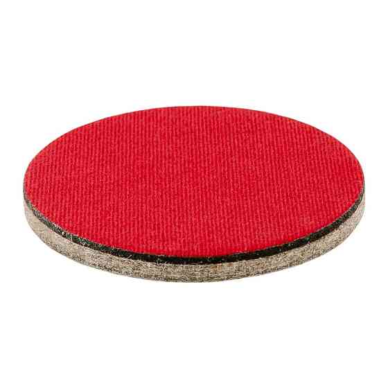 Круг полірувальний MASTERTOOL на липучці з натуральної повсті жорсткий вологостійкий 6 мм Ø 100 мм набір 5 шт 08-9610 Коломыя