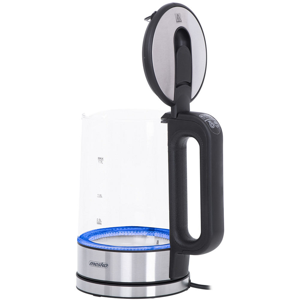 Електрочайник Mesko MS 1301 black 1850-2200Вт/ 1.7л/ скло/ встановлення температури Вінниця - фото 7