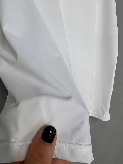 Майка женская A-N Q-13 базовая на тонких бретелях с подкладкой, белый, one size Киев - изображение 4