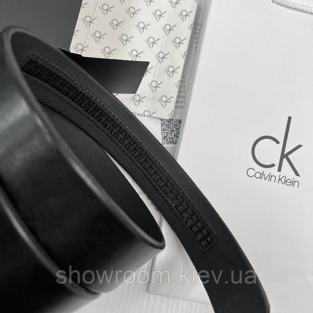 Кожаный мужской ремень с пряжкой автомат Ск (411) Киев - изображение 5