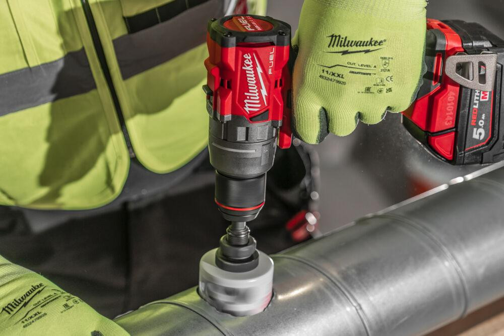 Дриль-шуруповерт акумуляторний безщітковий MILWAUKEE, M18 FDD3-502X, 158Нм (зарядний пристрій М12-18 FC, 2 акумулятори М18 В5 5А Одеса - фото 9