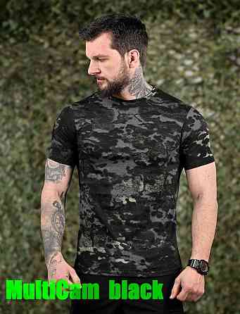 ХЛОПКОВА тактична футболка PATRIOT MultiCam black ДЛ6383 Київ