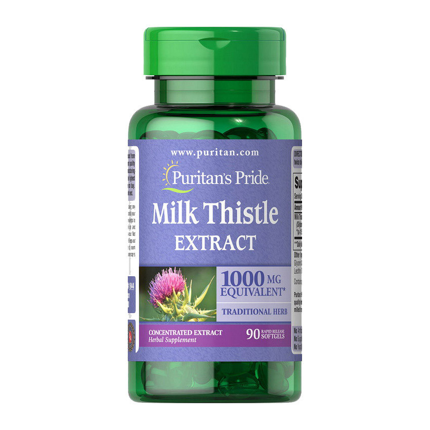 Milk Thistle Extract 1000 mg (90 softgels) Луцьк - фото 1
