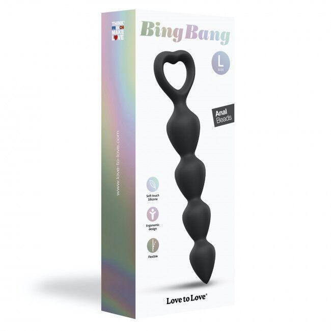 Анальная цепочка Love To Love BING BANG L - BLACK ONYX Sex Aura Киев - изображение 6