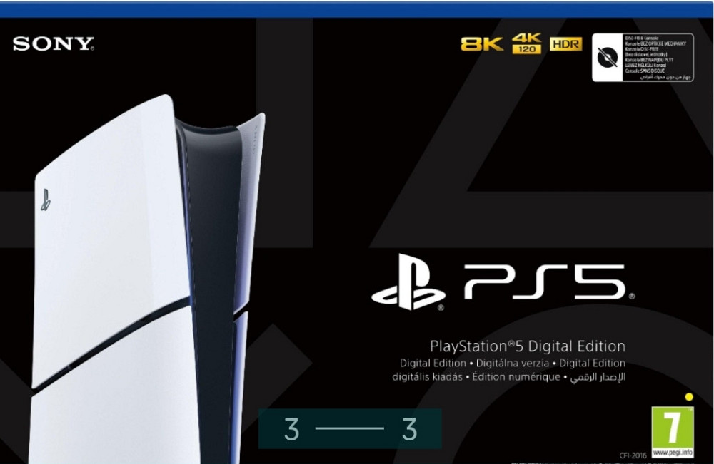 Приставка SONY PlayStation 5 Slim Digital Edition ( CFI - 2016 ) Киев - изображение 1